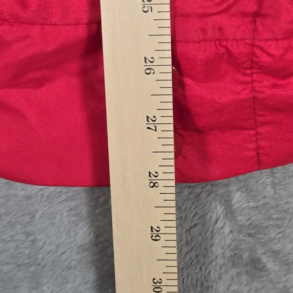 Vintage K Brand Lucas Oil Racing Jacket USA XL Red Quilted Nylon